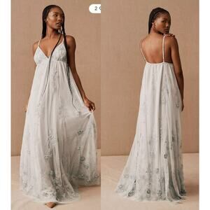 BHLDN‎ Jules Beaded Maxi Dress BRIDESMAID PHOTOSHOOT DRESS SIZE US 6